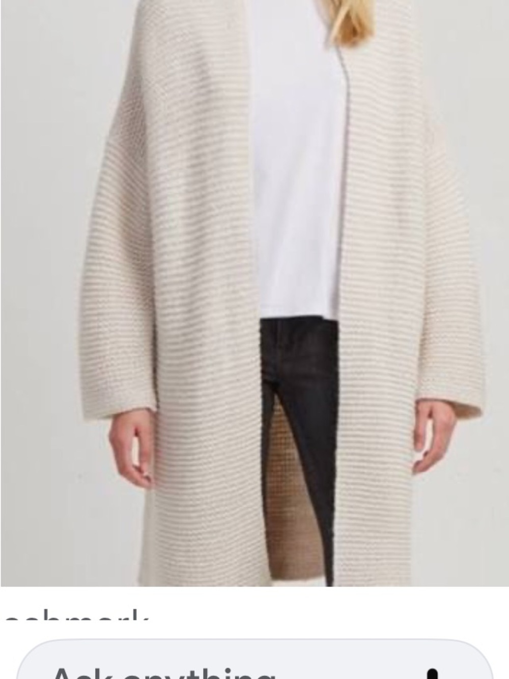 Old Navy Cream Open-Front Women's Cardigan Sweater Coat